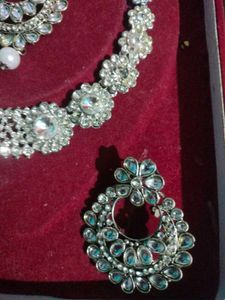 Sparkling Rhinestone Choker Necklace Set