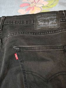 Levi's charcoal black Denim Jeans