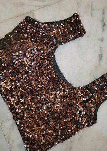 Sparrkling readymade pleated saree