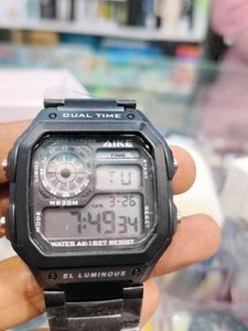 Dual Time Digital Watch