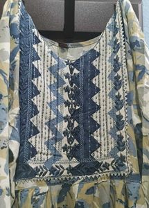 Embroidered Kurta  with dupatta