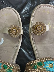 Embellished Flat Sandals for Women