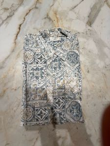 Floral Print Button-Up Shirt