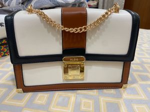 Aldo Chic Tri-Color Chain Shoulder Bag