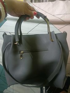 Stylish Grey Handbag