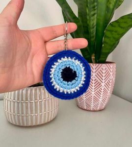 Handmade Evil Eye Keychain
