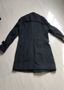 Stylish Black Trench Coat