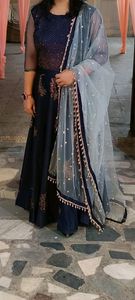 onepiece gown wid heavy dupatta