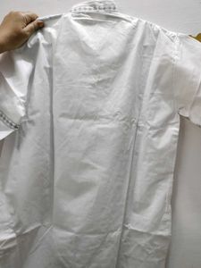 Men's White Kurta with Ganesha Print