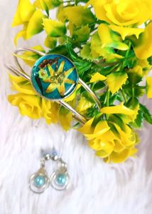 Handcrafted Bangle & Earring Set