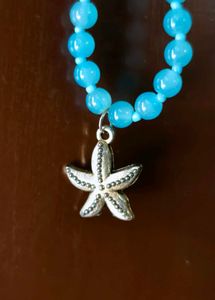 Ocean Blue Beaded Necklace