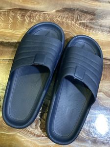 Comfortable Men’s Navy Blue Slides