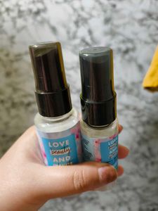 2 Love Beauty and Planet Bounce Back Mists