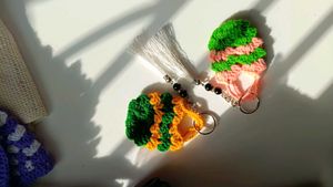Crochet Earpodcase And Keychain