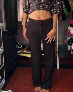 Classic Black Wide-Leg Trousers