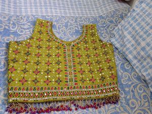 Stylish Embroidered Crop Top