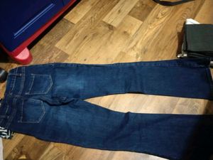 Flared Jeans with Ripped Knees