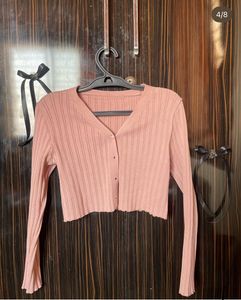 Pink Dress with Cardigan Set💗✨💕