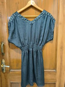 Semi Sheer Embellished Dress