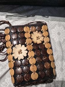 Unique Coconut Shell Sling Bag