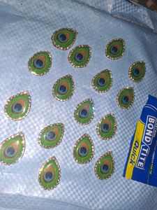 Peacock Eye Embellishments dress material