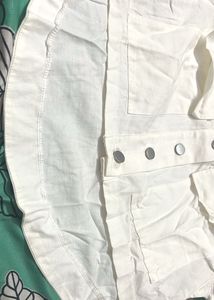White Button-Down Jacket (Urbanic)