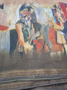 Elegant  Saree with Artistic Print