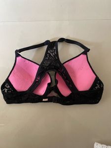 Black Lace Racerback Bra