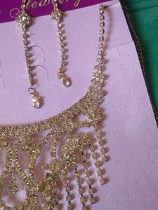 Sparkling Rhinestone Necklace Set