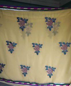 Elegant Embroidered Saree