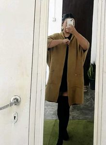 Tan Knit Cardigan