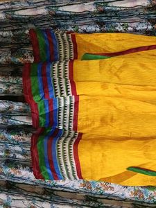 Yellow Anarkali Kurta Suit