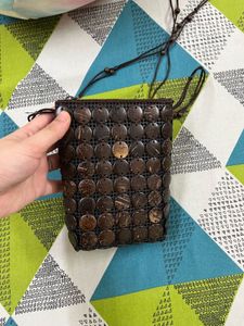 Bohemian Coconut Shell Crossbody Bag