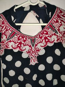 Straight Black Kurti