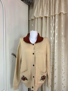 Chic Embroidered Cardigan