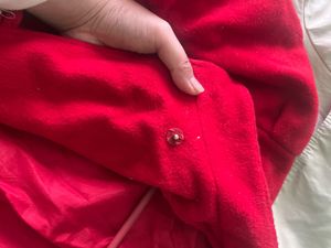 Red Belted Coat