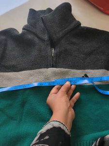 Adidas Color Block Pullover Sweater