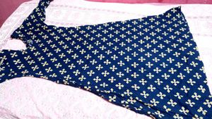Elegant  pure cotton kurti set