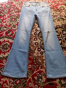 Light Wash Flare Jeans