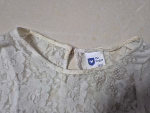 Elegant White Lace Top