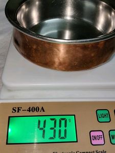 Copper and Stainless Steel Bowl