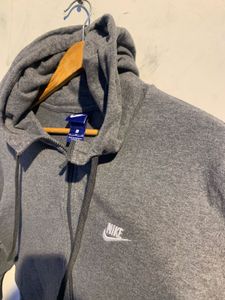 Nike Gray Zip-Up Hoodie