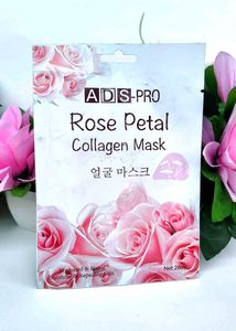 ADS-PRO Rose Petal Collagen Mask