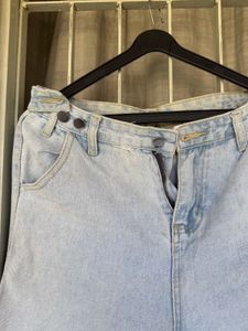 Light Wash Wide Leg Jeans