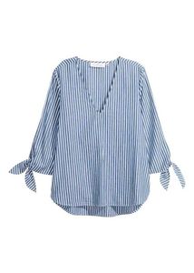 H&M Striped V-NeckTop