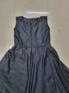 Elegant Black Dress with Pearl Accents
