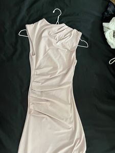 Elegant Ruched Sleeveless Dress