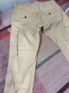 Beige/cream color Cargo Pants