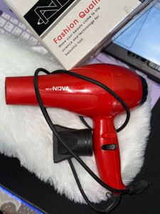 New NOVA Red Hair Dryer
