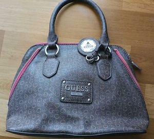 Original Guess Monogram Satchel Bag